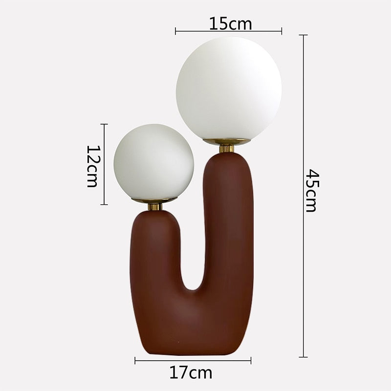 Abajur contemporâneo Mahogany - 02 Opções de cor