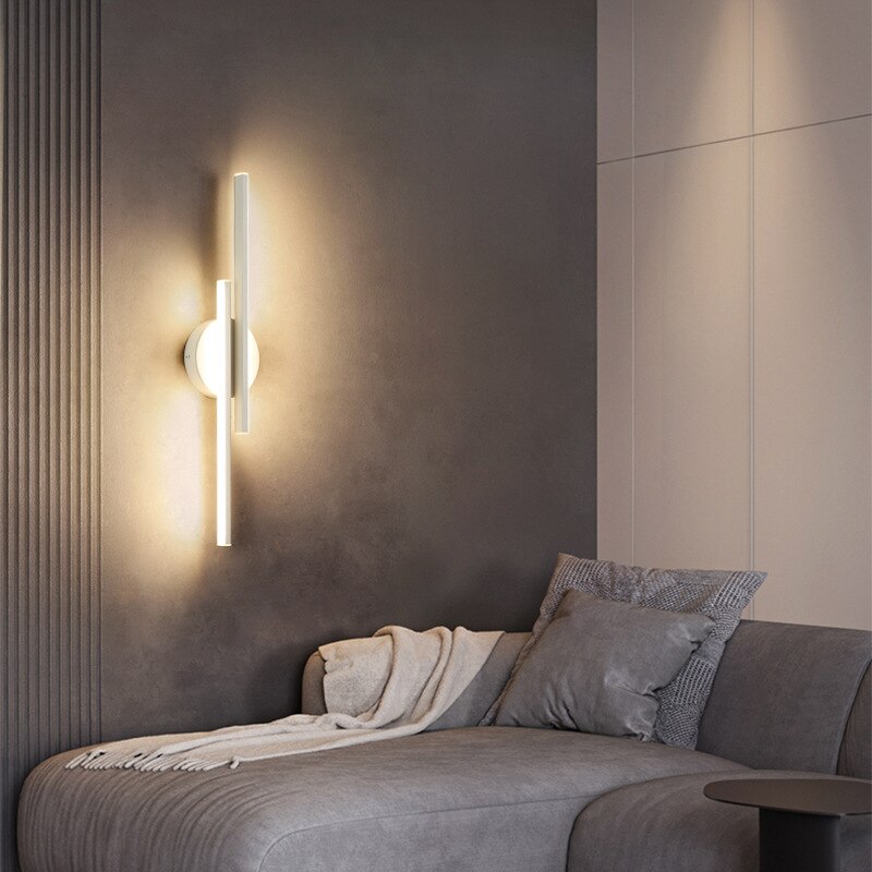 Arandela em led Minimalista - metal & alumínio