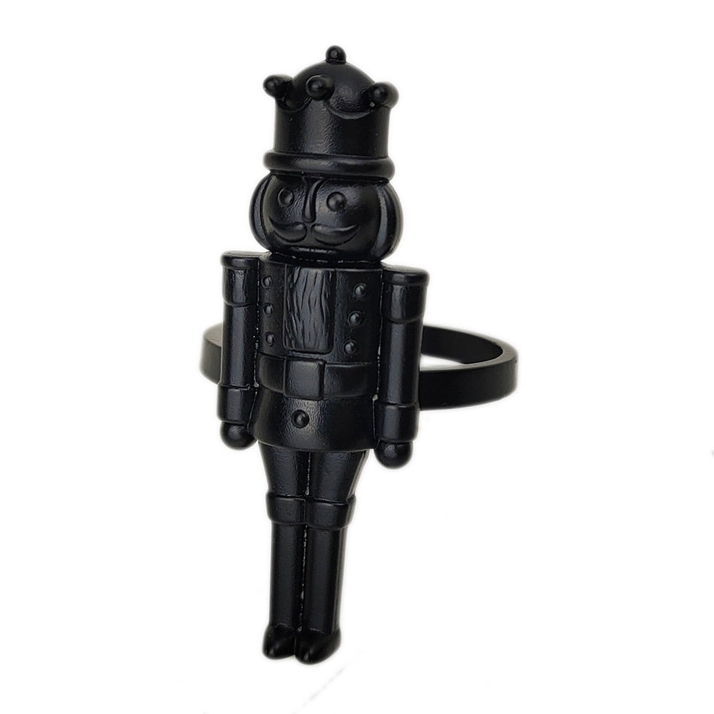 Jogo 06pcs porta guardanapos Quebra Nozes