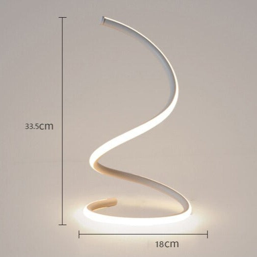 Luminária de mesa em led Curvas - 03 Cores