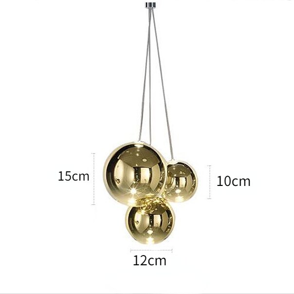 Pendente triplo Cherry - design moderno