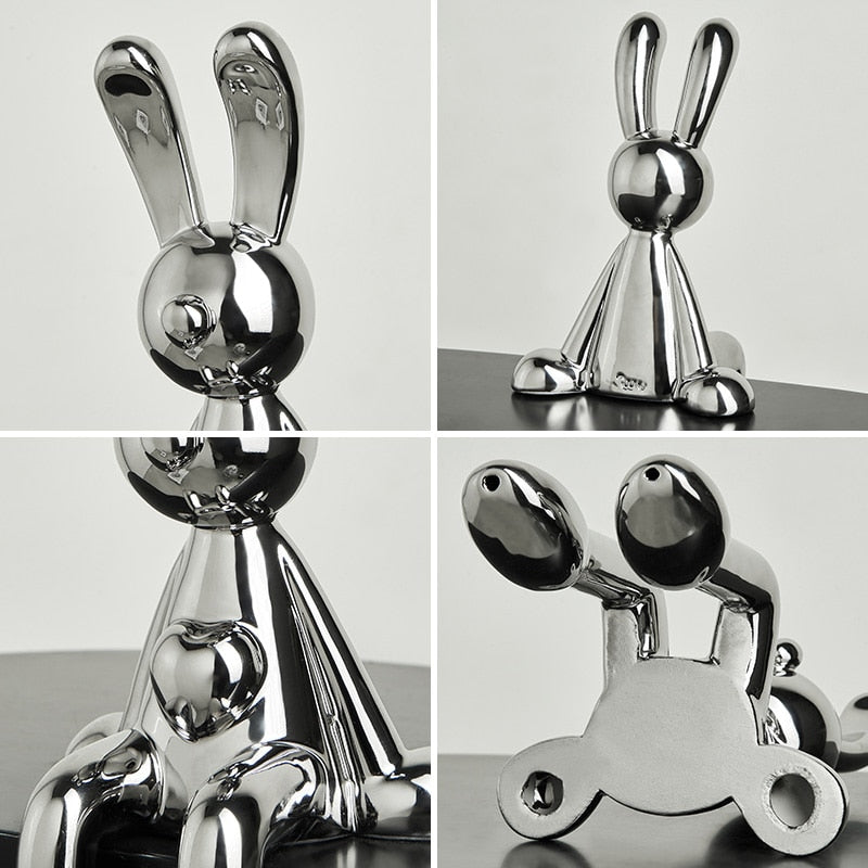 Adornos decorativos Bunny Love - design moderno criativo