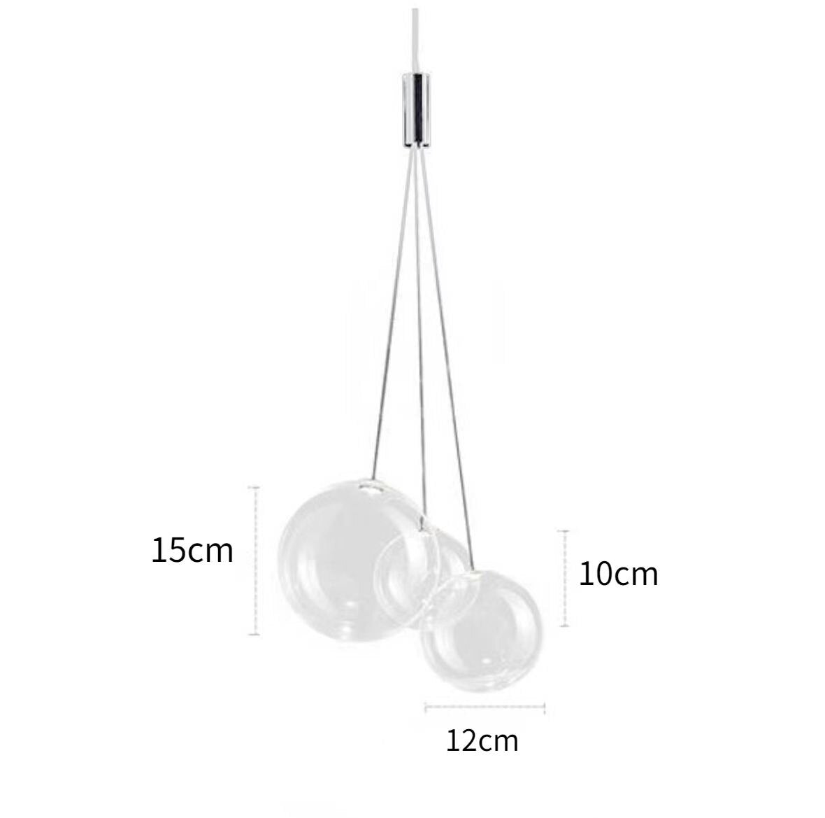 Pendente triplo Cherry - design moderno