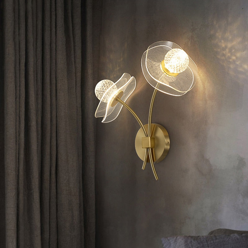 Arandelas Flower Duplo - design criativo