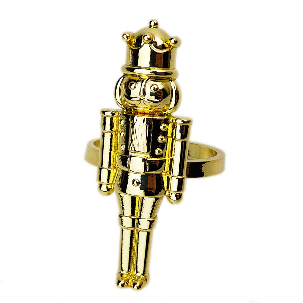 Jogo 06pcs porta guardanapos Quebra Nozes