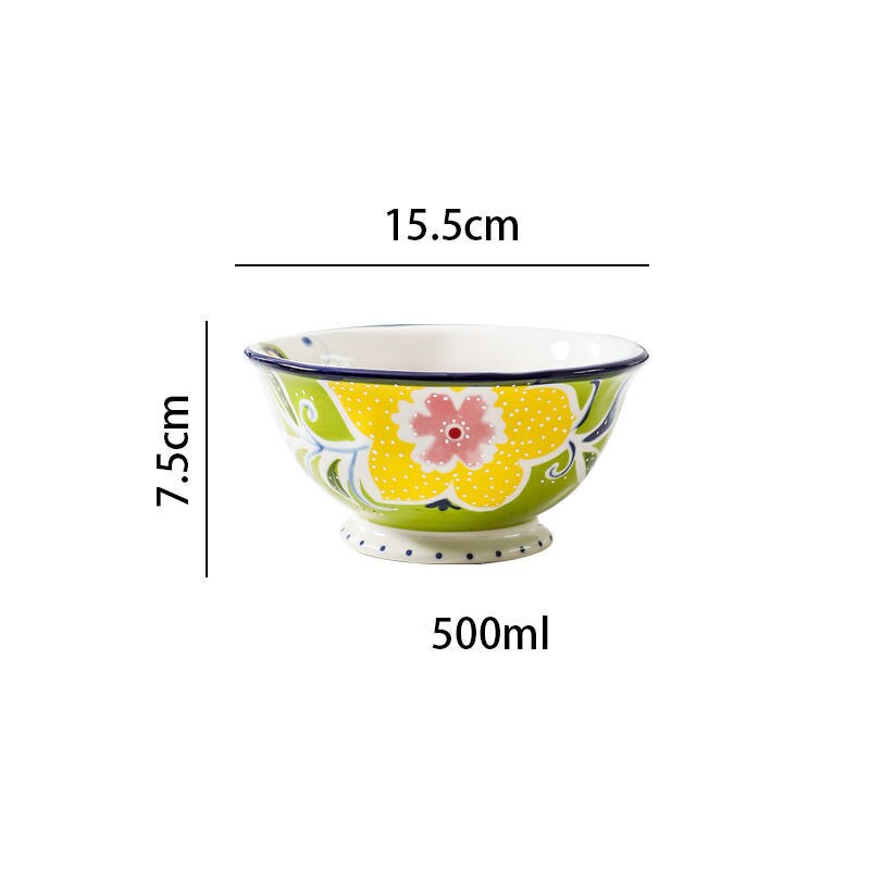 Louças em cerâmica pintada a mão Bellagio