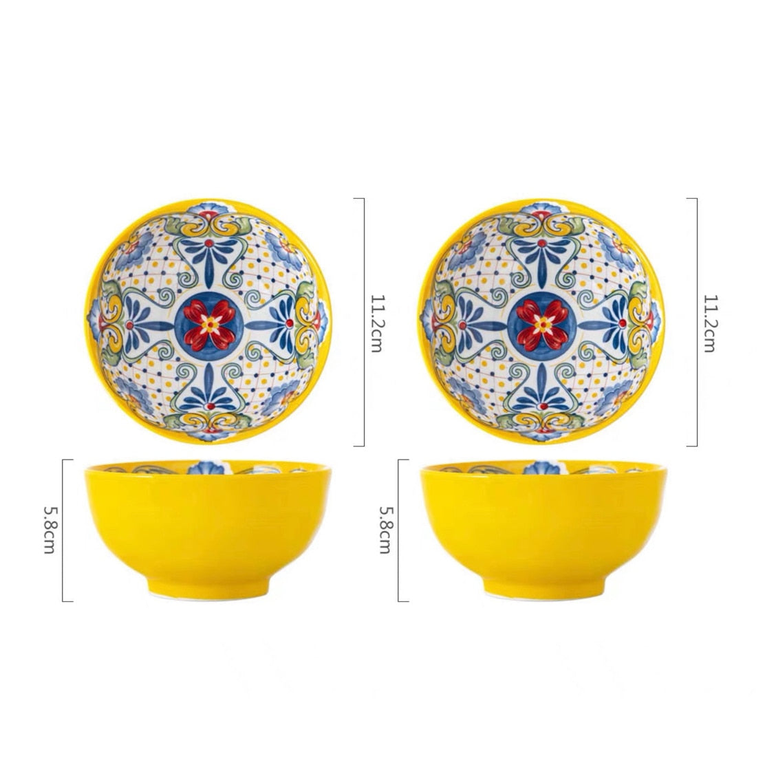 Linha italiana pintada a mão