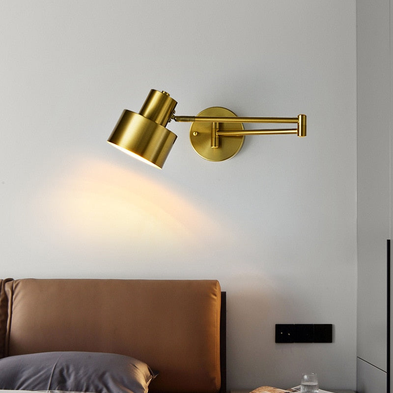 Arandelas articuladas Office - design moderno