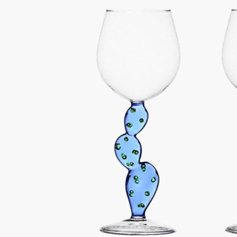 Taças em vidro Cactus - Jogo 2 ou 4pcs