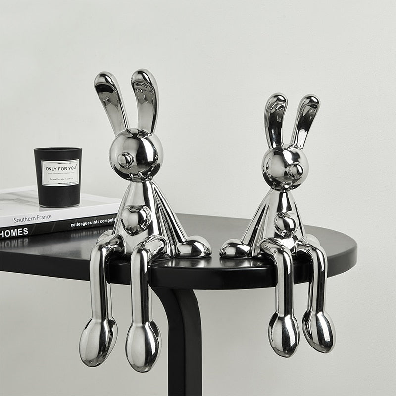 Adornos decorativos Bunny Love - design moderno criativo