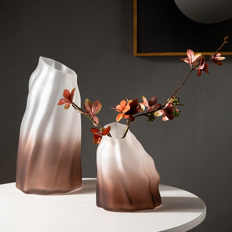 Vasos em vidro Natuzzi - 03 Tamanhos