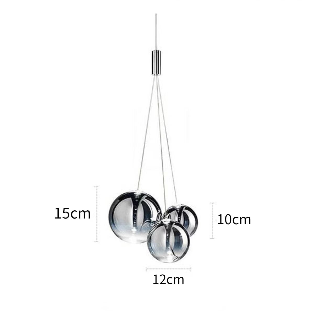 Pendente triplo Cherry - design moderno