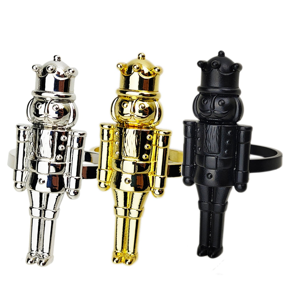 Jogo 06pcs porta guardanapos Quebra Nozes