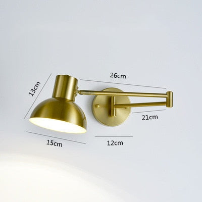 Arandelas articuladas Office - design moderno
