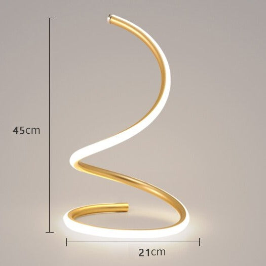 Luminária de mesa em led Curvas - 03 Cores