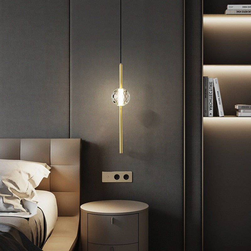 Pendente Bola de Cristal - design moderno elegante