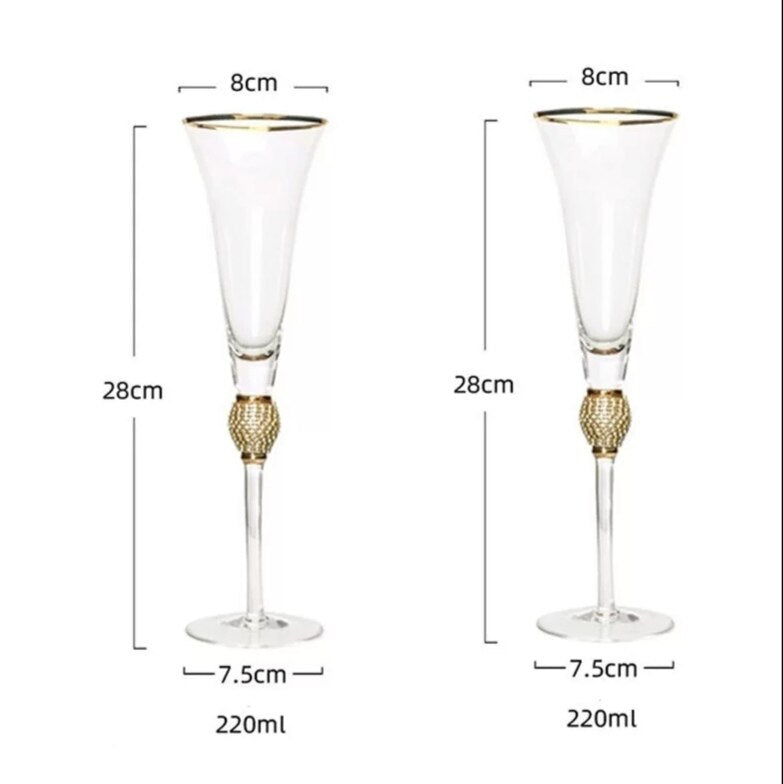 Jogo taças & copos Glamurous