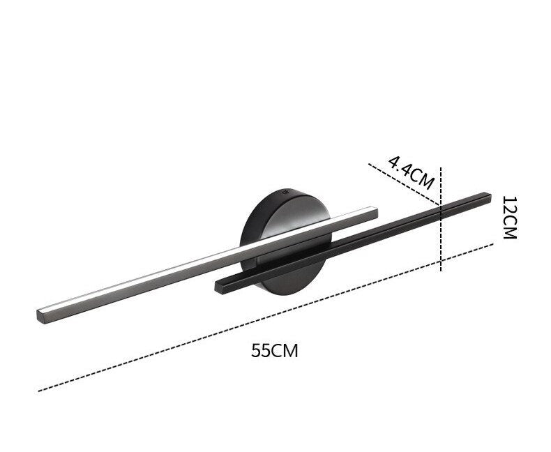 Arandela em led Minimalista - metal & alumínio