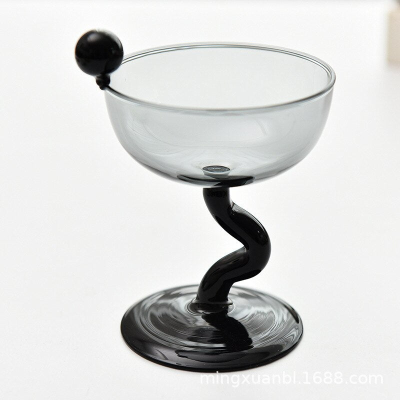 Taças Unique Design - detalhe bola em vidro