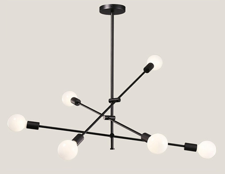 Lustre Pendente BALANCE - Dourado ou Preto em Aço