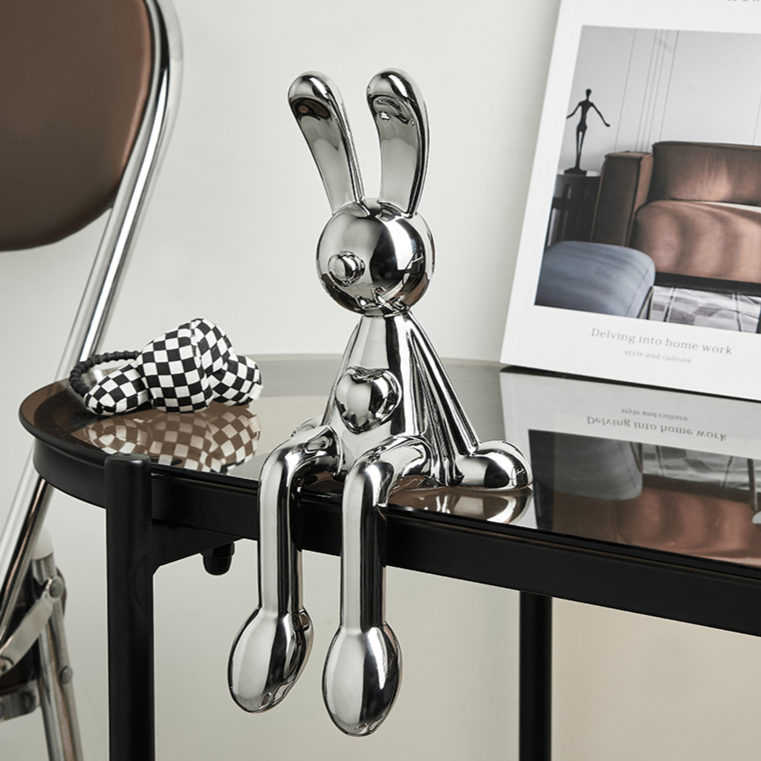 Adornos decorativos Bunny Love - design moderno criativo