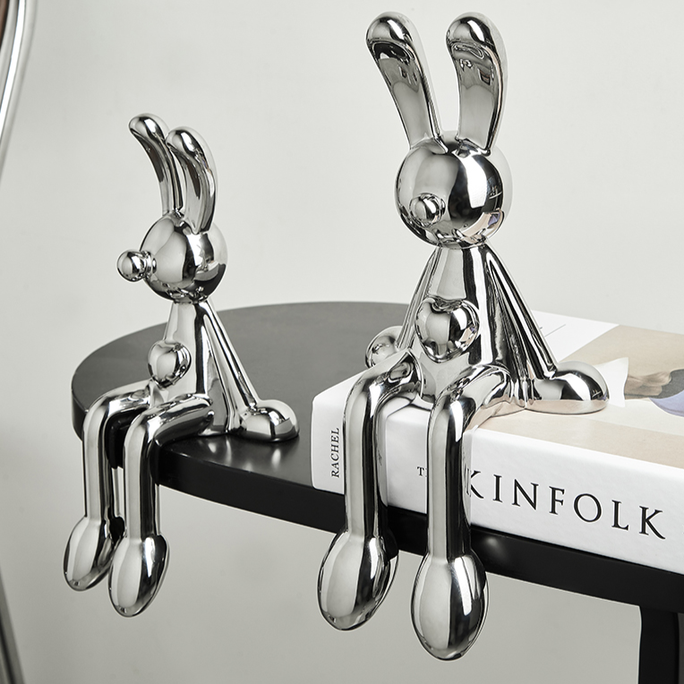 Adornos decorativos Bunny Love - design moderno criativo