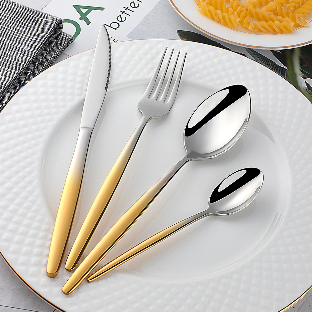 Talheres Degradê - Jogo 04pcs