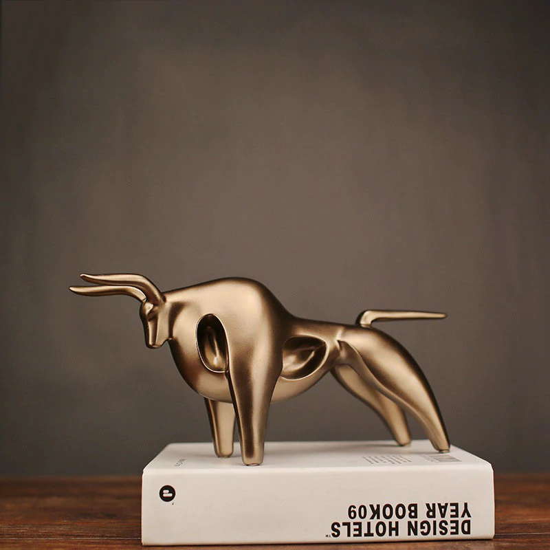 Escultura Decorativa FORTUNE COW
