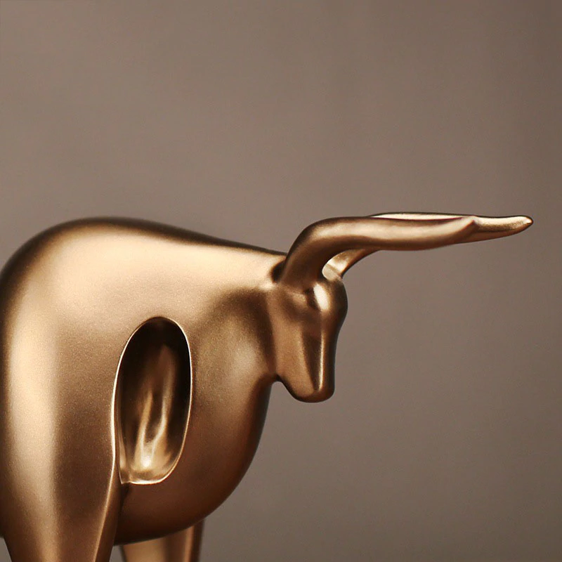 Escultura Decorativa FORTUNE COW