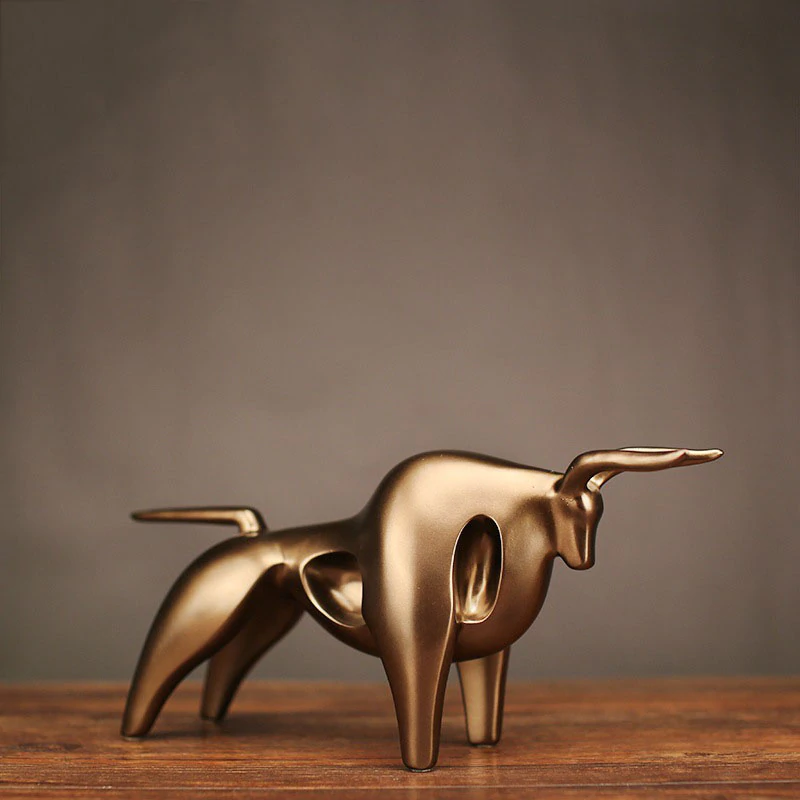 Escultura Decorativa FORTUNE COW