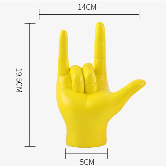 Esculturass decorativas Hands Colors - 03 Cores