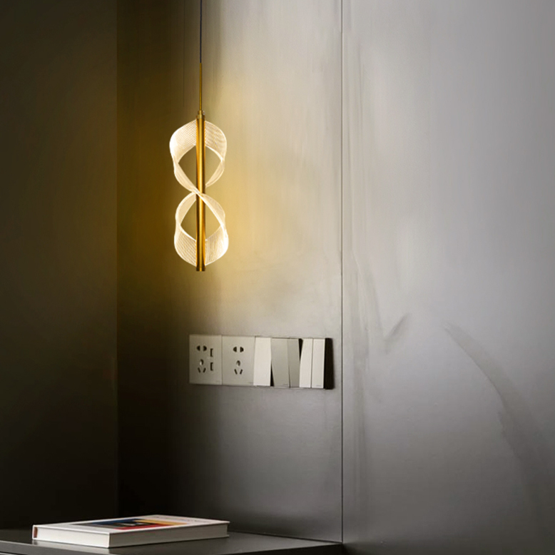 Pendentes Techno Infinito - em led acrílico