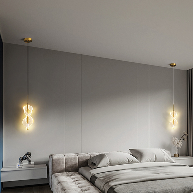Pendentes Techno Infinito - em led acrílico