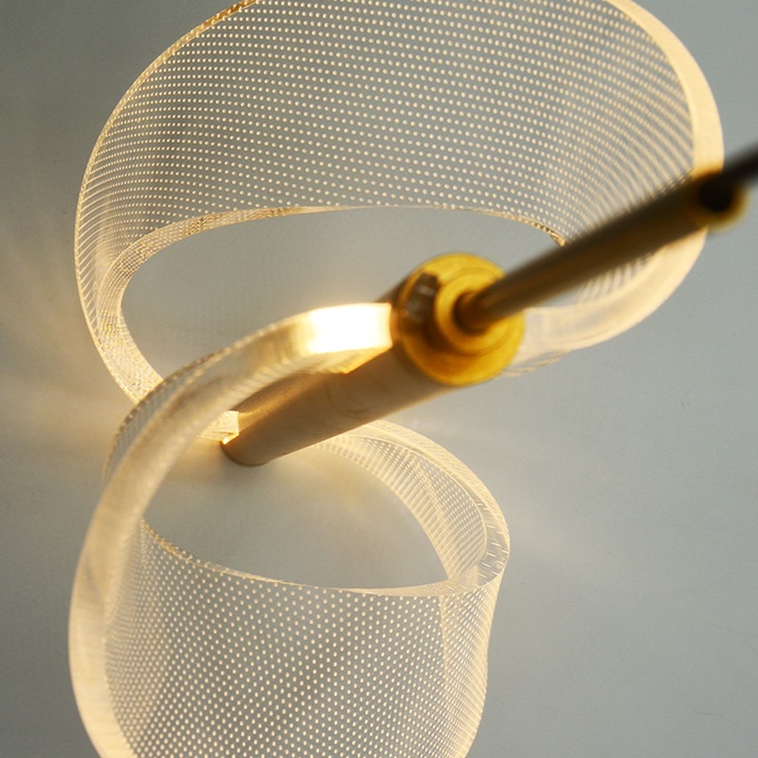 Pendentes Techno Infinito - em led acrílico