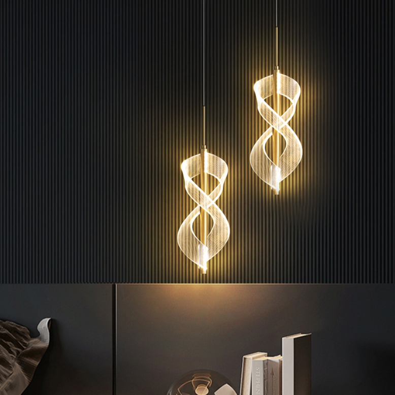 Pendentes Techno Infinito - em led acrílico