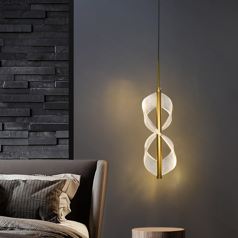 Pendentes Techno Infinito - em led acrílico
