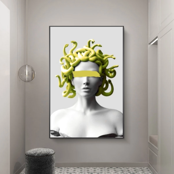 Tela Meduza - Impressão em Canvas