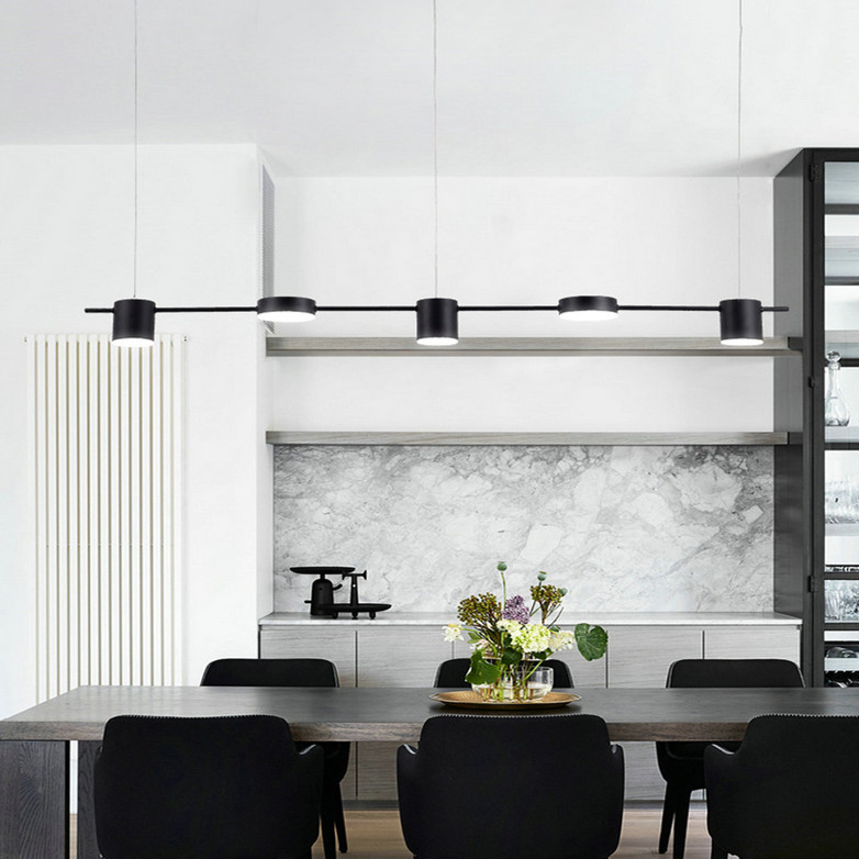 Lustre dimerizável em led Office - design moderno