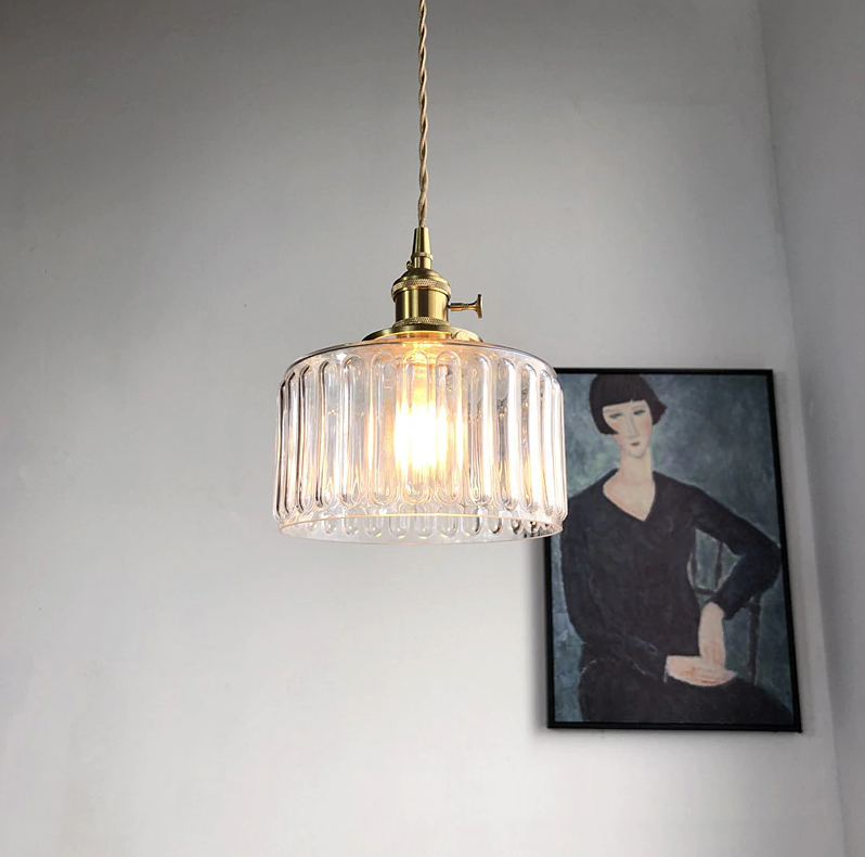 Pendentes Gold Hammer - *em vidro