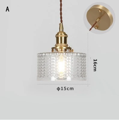 Pendentes Gold Hammer - *em vidro