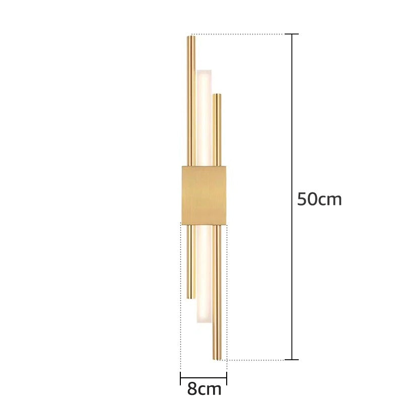 Arandela em metal Pipe - 02 Cores