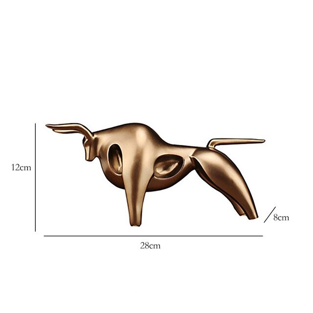 Escultura Decorativa FORTUNE COW