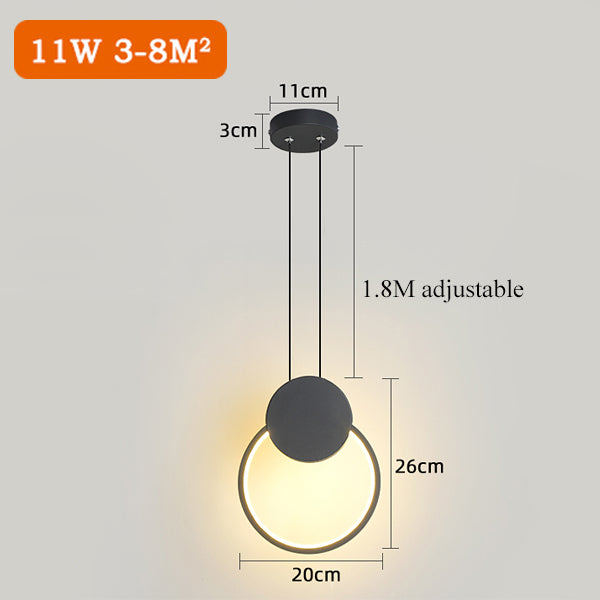 Pendentes em led linha Malibu