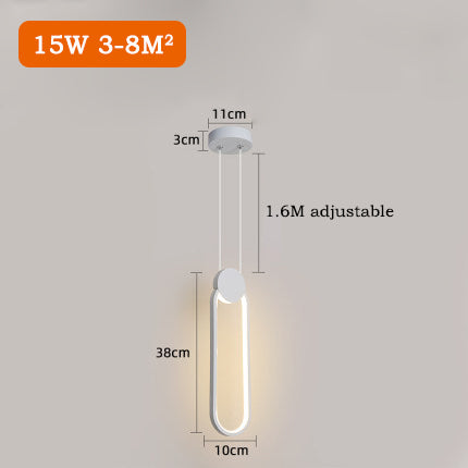 Pendentes em led linha Malibu
