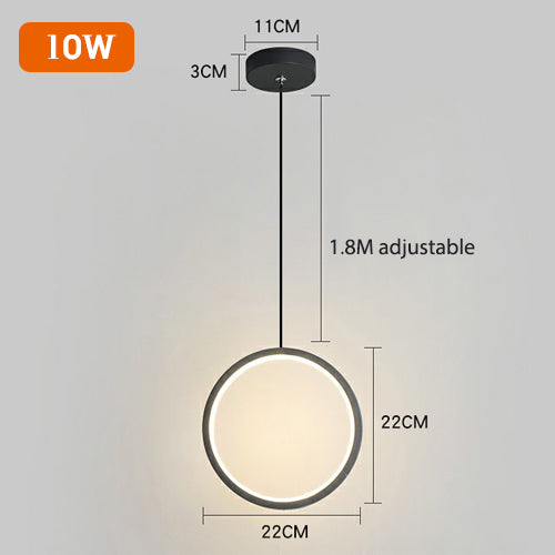 Pendentes em led linha Malibu