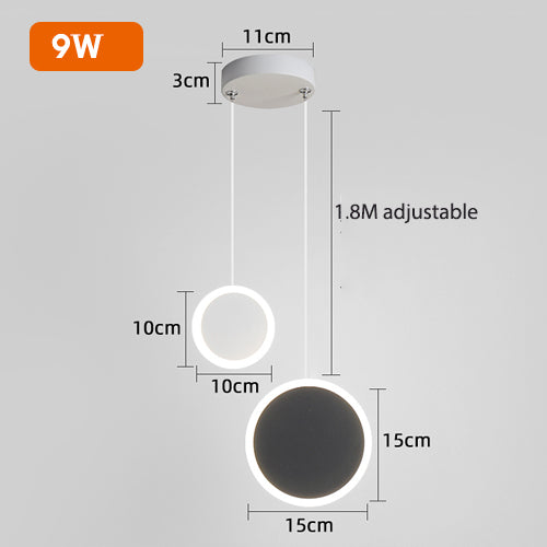 Pendentes em led linha Malibu
