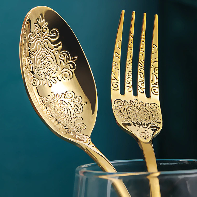 Jogo Talheres Royalty Luxo - 8 ou 16pcs