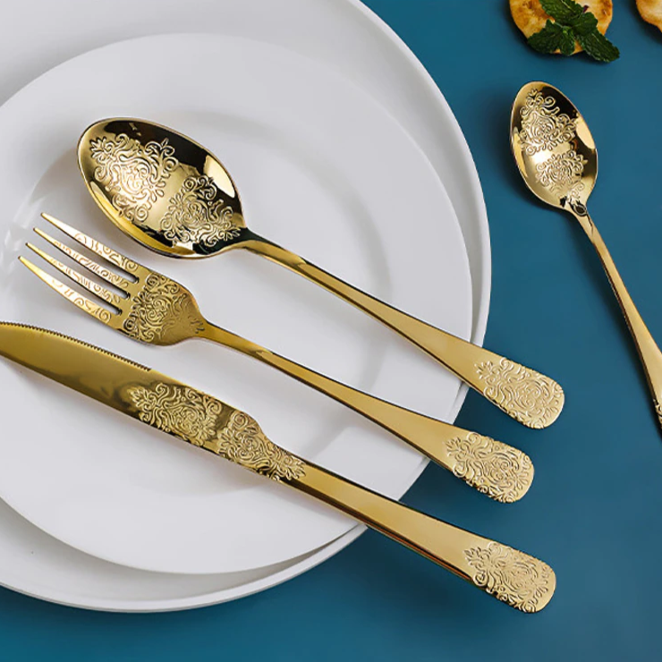 Jogo Talheres Royalty Luxo - 8 ou 16pcs
