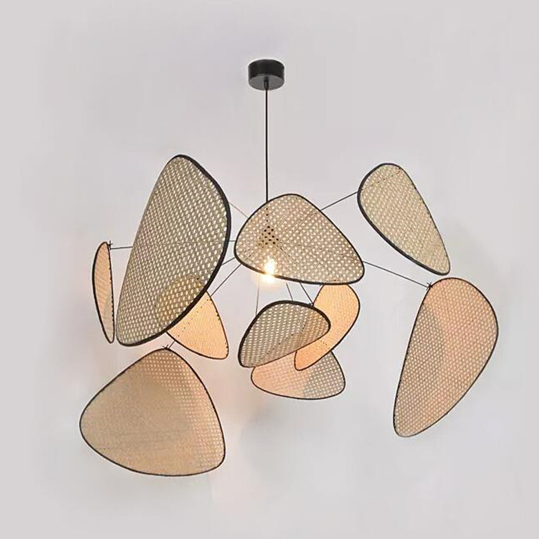 Lustre Bohemian Soho - Em Metal & Rattan