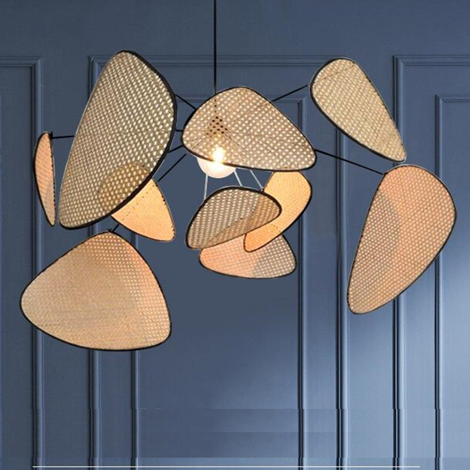 Lustre Bohemian Soho - Em Metal & Rattan